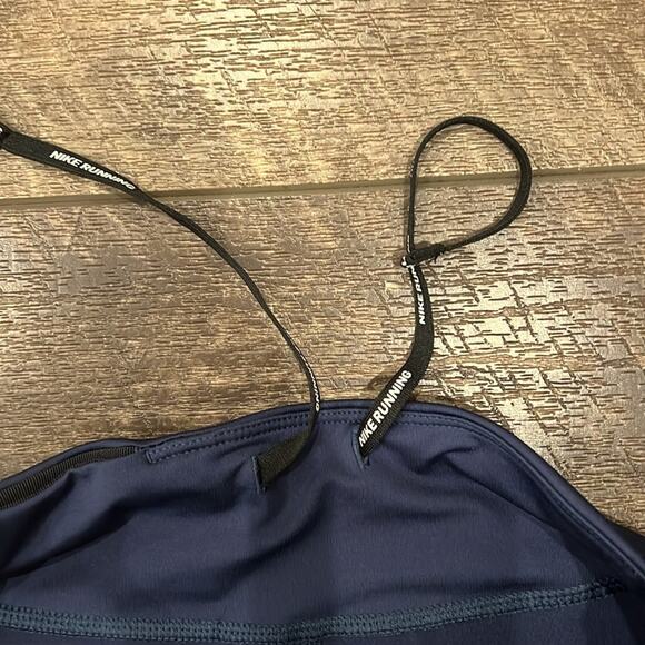 Nike Women's Dri-FIT Power Essential Cropped Running Tight Dark Blue Size S - Picture 5 of 9